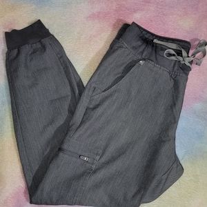 FIGS Grey Zamora jogger scrub pants size S/P